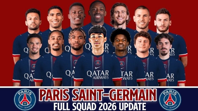PSG dẫn đầu với 60 điểm sau 26 trận, hiệu số +36